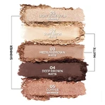 Veralab Nudesire - Paleta de sombras de ojos n.º 01, tonos cálidos