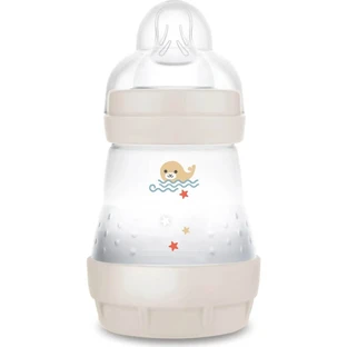 Mam Easy Start Anti-Colic 0 mois et plus - Biberon en silicone de 160 ml - Couleur neutre
