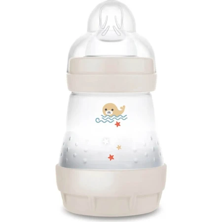 Mam Easy Start Anti-Colic 0 mois et plus - Biberon en silicone de 160 ml - Couleur neutre