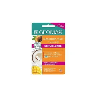 Geomar Scrub &amp; Care - Exfoliërend en regenererend gezichtsmasker, 15 ml