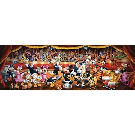 Clementoni Disney Panorama Orchestra - puzzel van 1.000 stukjes
