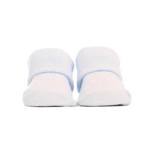 Nanan Soft Solid-Color Socks - Light Blue