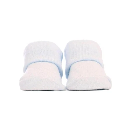 Nanan Soft Solid-Color Socks - Light Blue