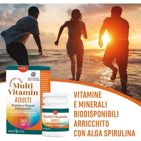 Adult Multivitamin, 30 Tablets - Vitamin and Mineral Supplement