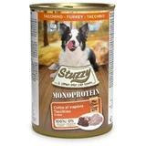 Schesir Stuzzy Single-Protein Truthahn – Alleinfuttermittel für ausgewachsene Hunde, 400 g