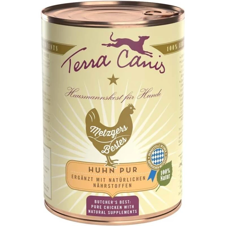 Terra Canis Butcher's Best Pure Chicken - Complementary Food for Adult Dogs, 400 g