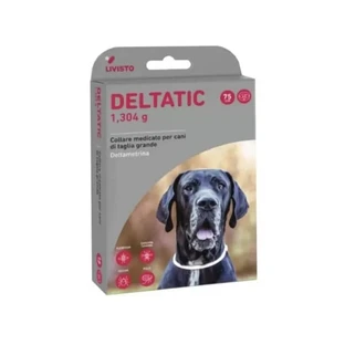 Virbac Deltatic - medicinale antiparasitaire halsband voor grote honden (25 kg, 75 cm)