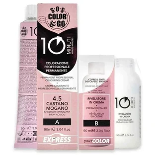 Alama Sos color&amp;go - Permanent Hair Color No. 4.5 Mahogany Brown