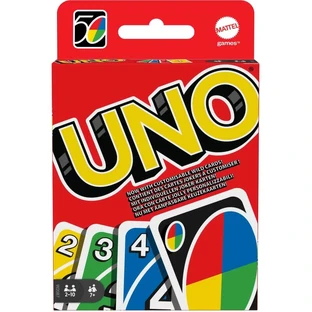 Mattel Uno - Juego de cartas, edición estándar