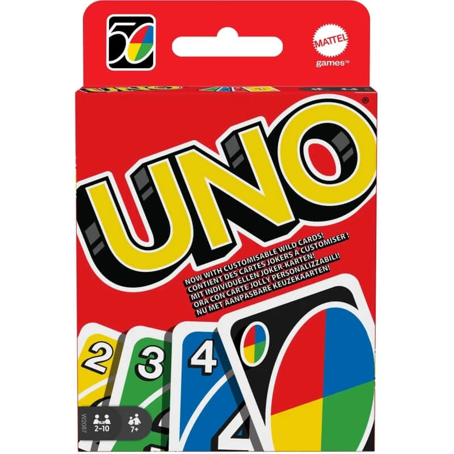 Mattel Uno - Juego de cartas, edición estándar