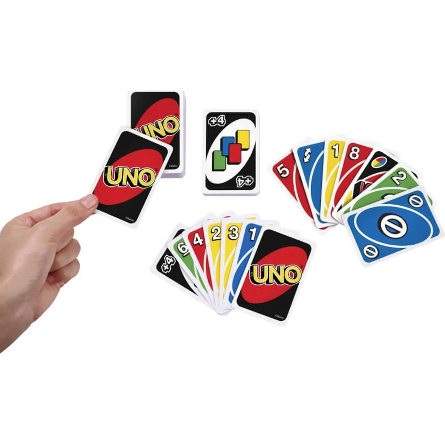 Mattel Uno - Juego de cartas, edición estándar