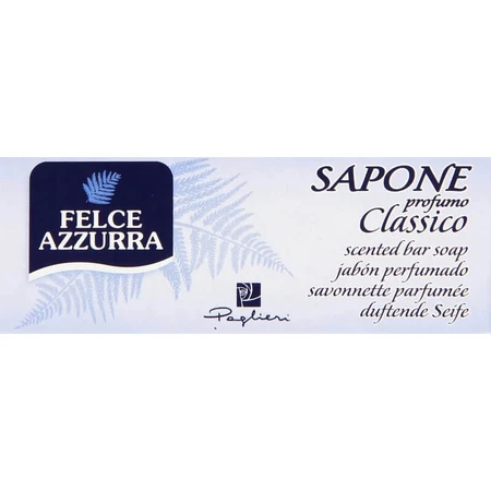Classic Blue Fern - 3 bars of soap, 100 gr each