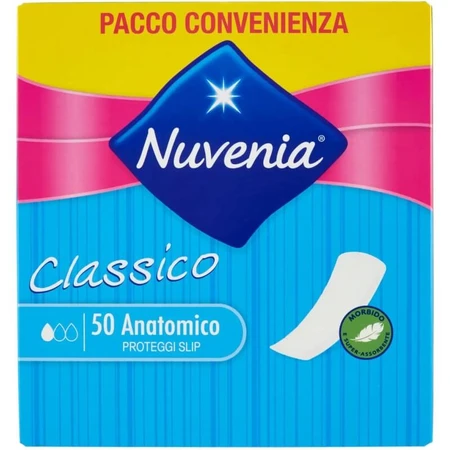 Nuvenia Classic - 50 anatomically shaped panty liners