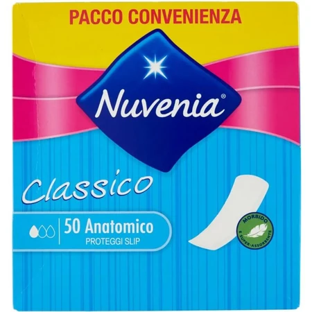 Nuvenia Classic - 50 anatomically shaped panty liners