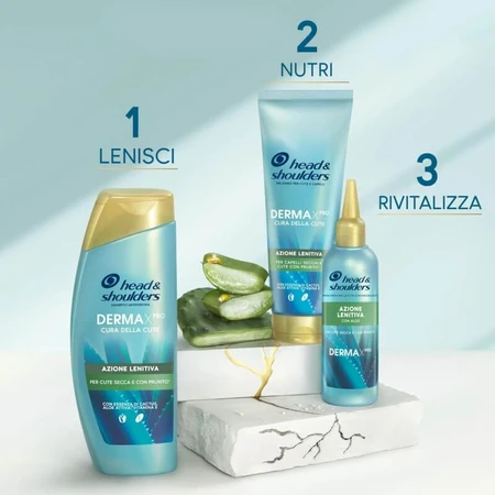Head &amp; Shoulders Dermaxpro - Acondicionador calmante para el cuero cabelludo y el cabello, 220 ml