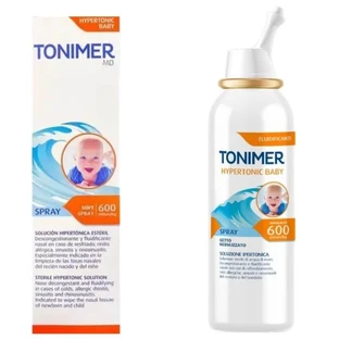 Tonimer Hypertonic Baby - Solution nasale hypertonique stérile, 2 x 100 ml