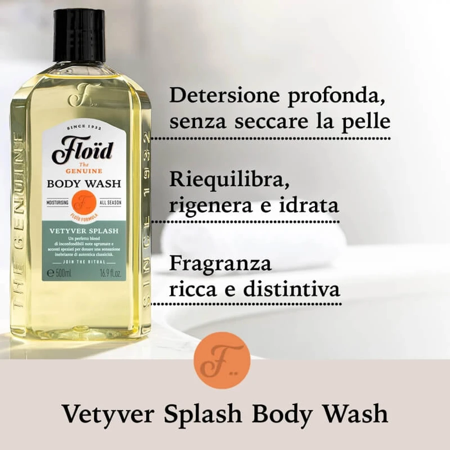Floid Vetyver Splash - Gel de ducha 500 ml