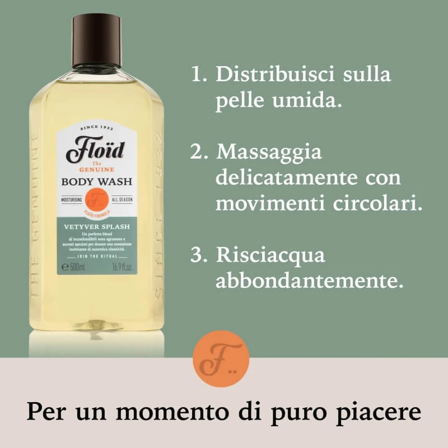 Floid Vetyver Splash - Gel de ducha 500 ml