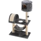 Ferplast Pa4027 - Multi-level cat gym with scratching posts, a hammock, and sisal and plush houses