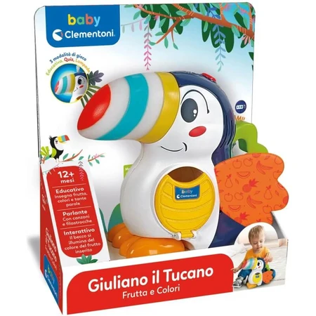 Giuliano le toucan de Clementoni : Fruits et couleurs - Jeu pour la petite enfance
