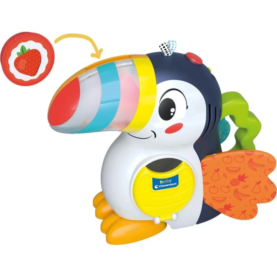 Giuliano le toucan de Clementoni : Fruits et couleurs - Jeu pour la petite enfance