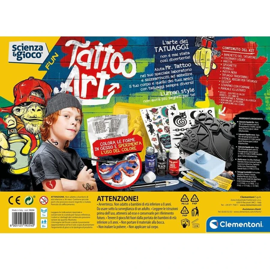 Clementoni Tattoo Art - A Game of Creativity
