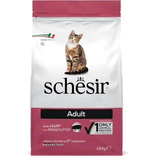 Schesir Ham Maintenance – Alleinfuttermittel für ausgewachsene Katzen, 1,5 kg