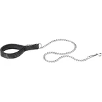 Ferplast Daytona gm 25-100 - Durable nylon dog leash with a black chrome-plated chain