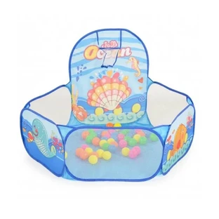 Set de piscina Moni Trade con 50 pelotas y un aro de 120 cm