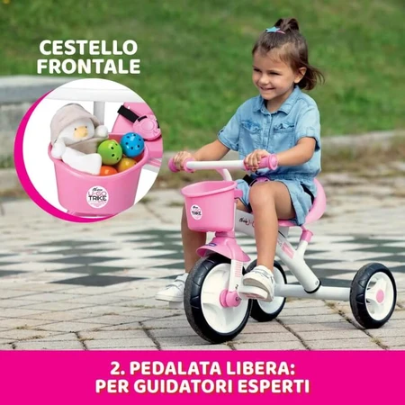 Chicco u-go Dreirad für Kinder, rosa, ab 18 Monaten