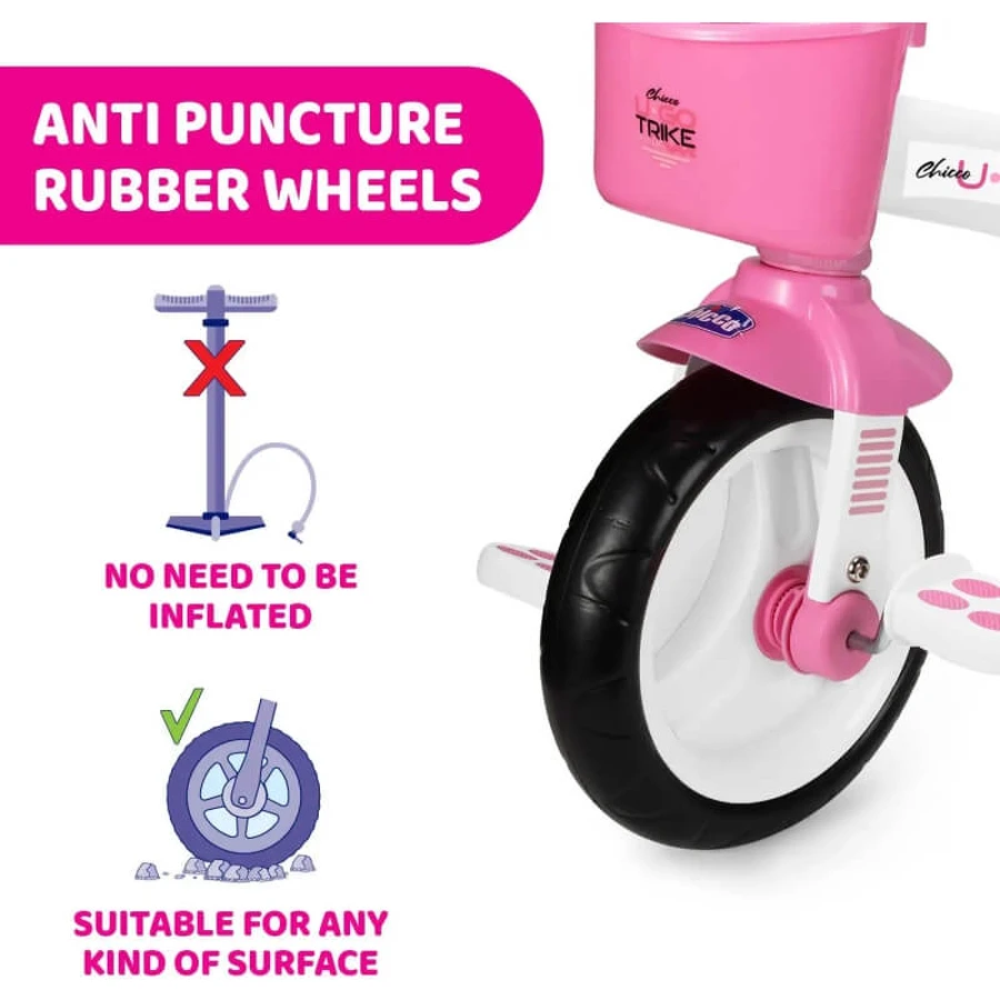 Chicco u-go Dreirad für Kinder, rosa, ab 18 Monaten
