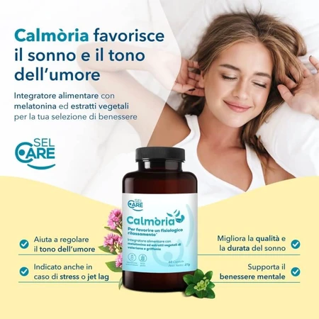 Calmòria 60 capsules – een voedingssupplement voor slaap en gemoedstoestand