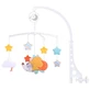 Cangaroo Dreamy - Musical mobile for babies with a wind-up mechanism, lullabies, and an orange plush toy, 0m+