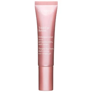 Clarins Total Eye Revive - Crema-gel revitalizante para el contorno de los ojos que reduce la hinchazón y las ojeras, 15 ml