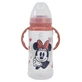 Biberón anticólicos Stor Disney Minnie con tetina de silicona y flujo ajustable, a partir de 0 meses, 360 ml