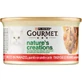 Purina Gourmet Nature’s Creations – carne de vită, mazăre și morcovi – hrană completă pentru pisici adulte, 85 g