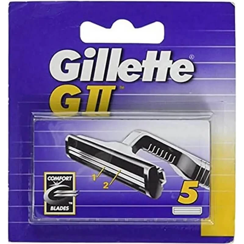 Gillette replacement blades for the Gii razor - 5 blades