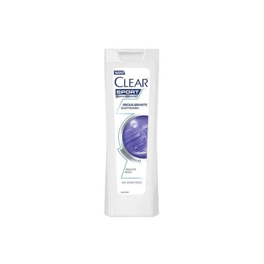 Clear Sport Daily Rebalancing - Shampooing antipelliculaire 225 ml