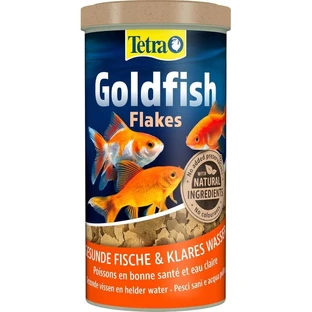 Tetra Goldfish Flakes - Nourriture en flocons pour poissons rouges et poissons d'eau froide, 1 000 ml