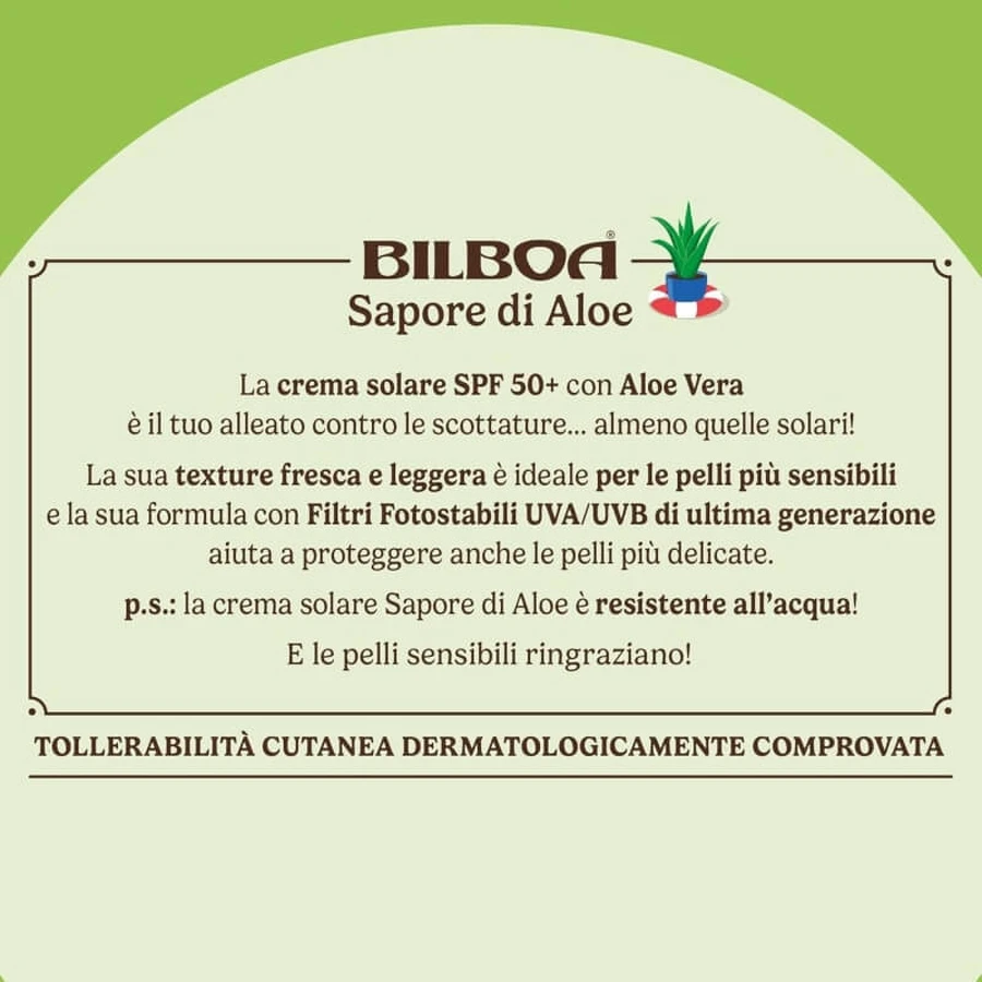 Bilboa Sonnencreme LSF 50+ mit Aloe-Duft, sehr hoher Schutz, 200 ml