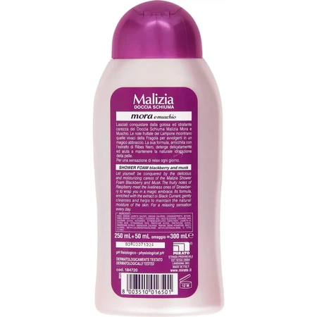 Malizia Mora e Muschio – Verwöhnendes Duschgel, 300 ml