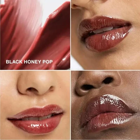 Brillo de labios cremoso Clinique Pop Plush, n.º 01 Black Honey