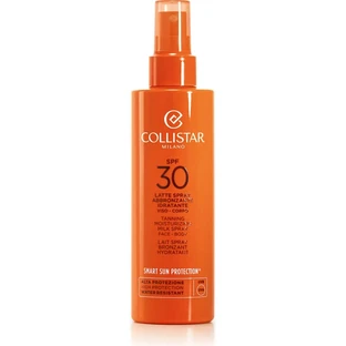 Spray solar Collistar SPF 30: loción hidratante para rostro y cuerpo, alta protección, 200 ml