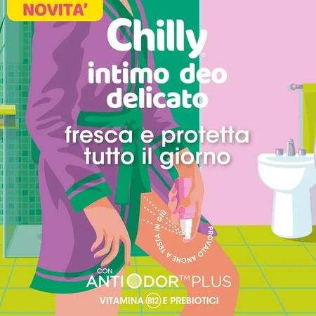 Chilly Gentle Intim-Deodorant, pH-Wert 5, mit Vitaminen und Präbiotika, 50 ml