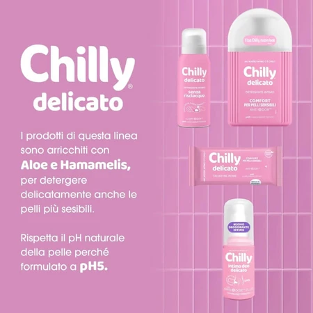Chilly Gentle Intim-Deodorant, pH-Wert 5, mit Vitaminen und Präbiotika, 50 ml