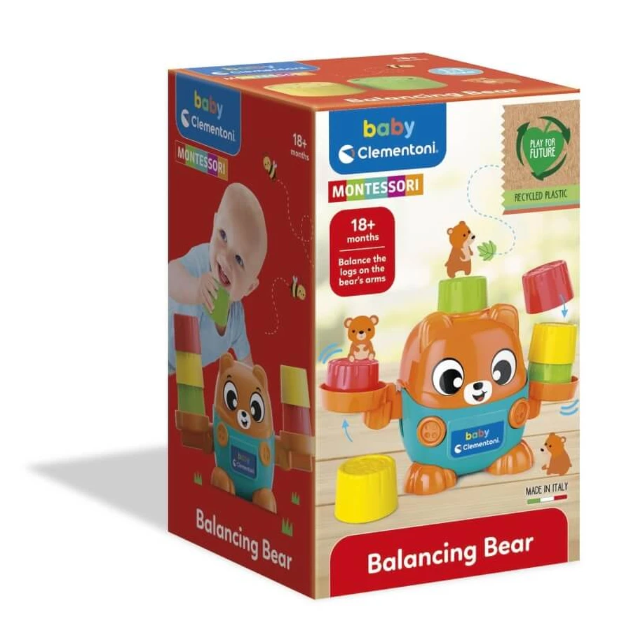 Clementoni Balancing Bear - Balancing Bear for Early Learning, 18m+
