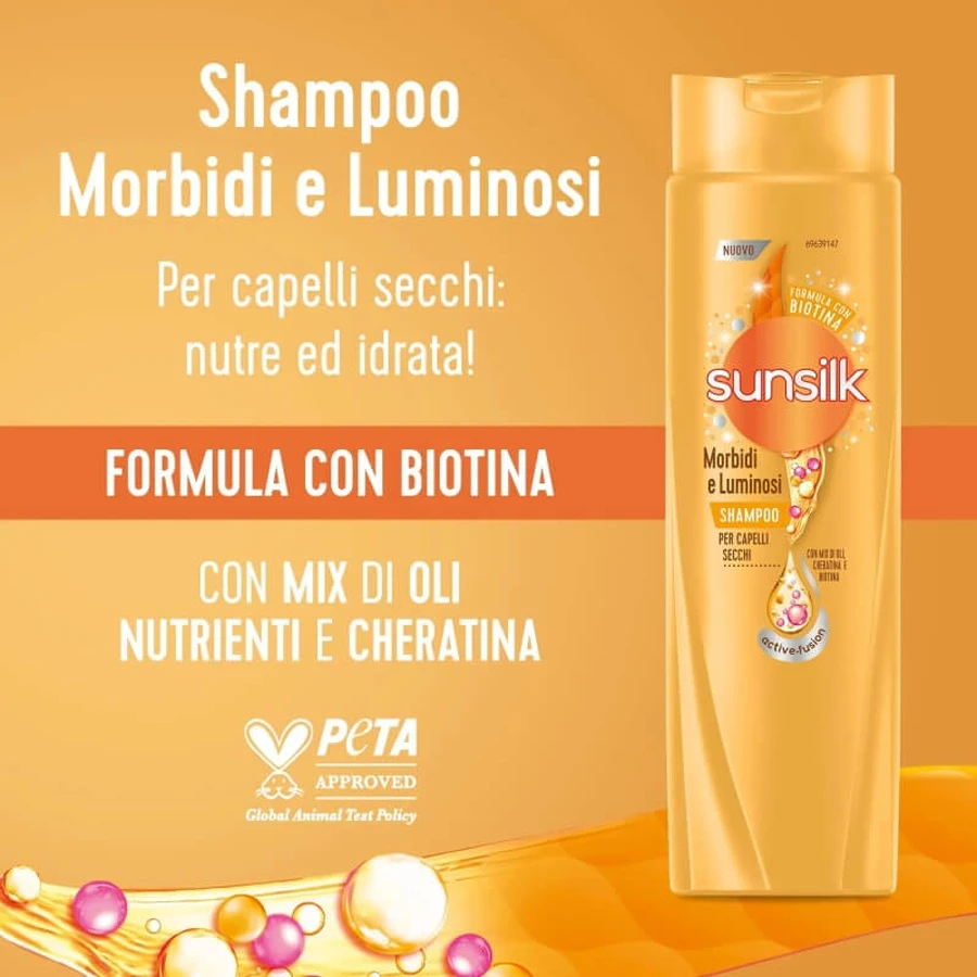 Sunsilk Soft & Shiny - Shampoo for Dry Hair, 250 ml