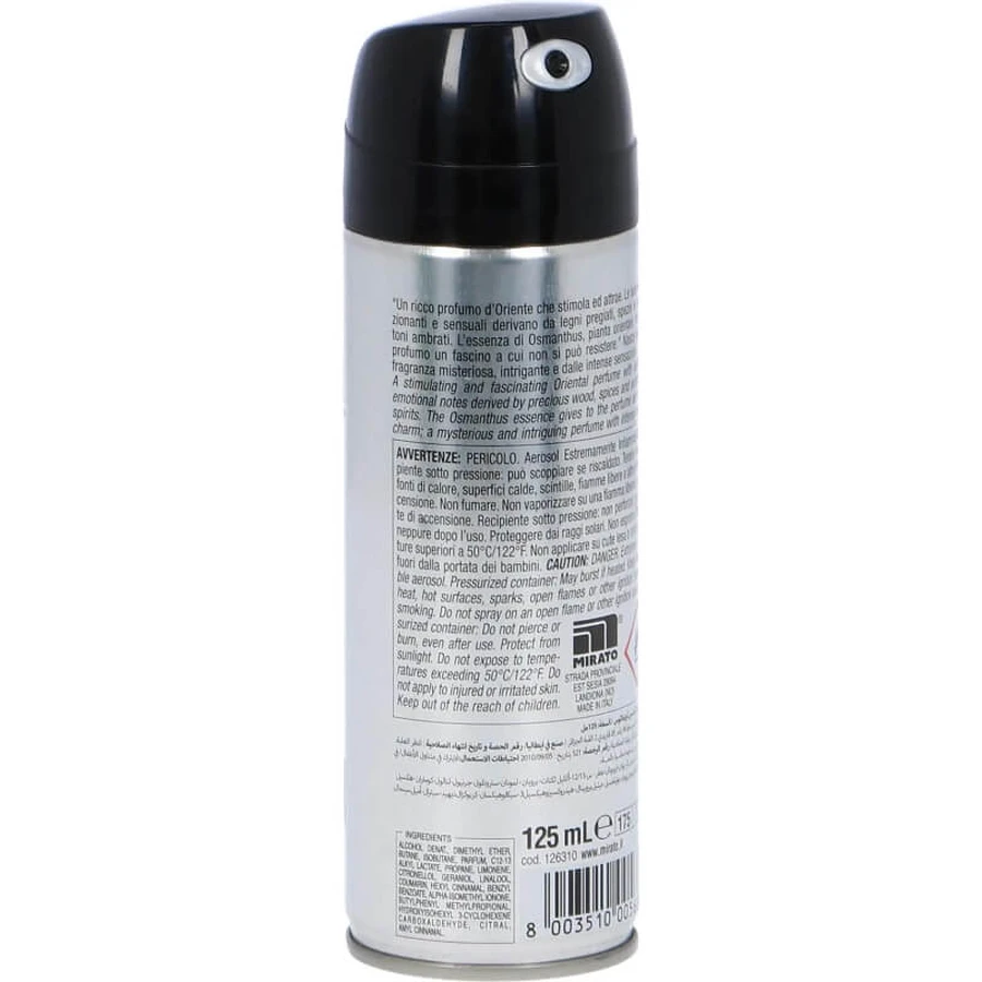 Malizia Unisex - Deodorant Spray 125 ml
