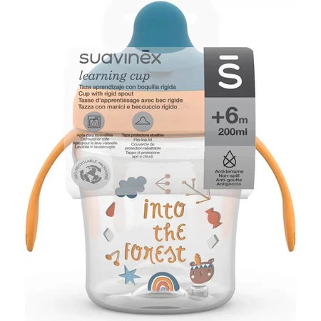 Suavinex Forest - Non-Spill Cup, 6m+, Yellow, 200 ml