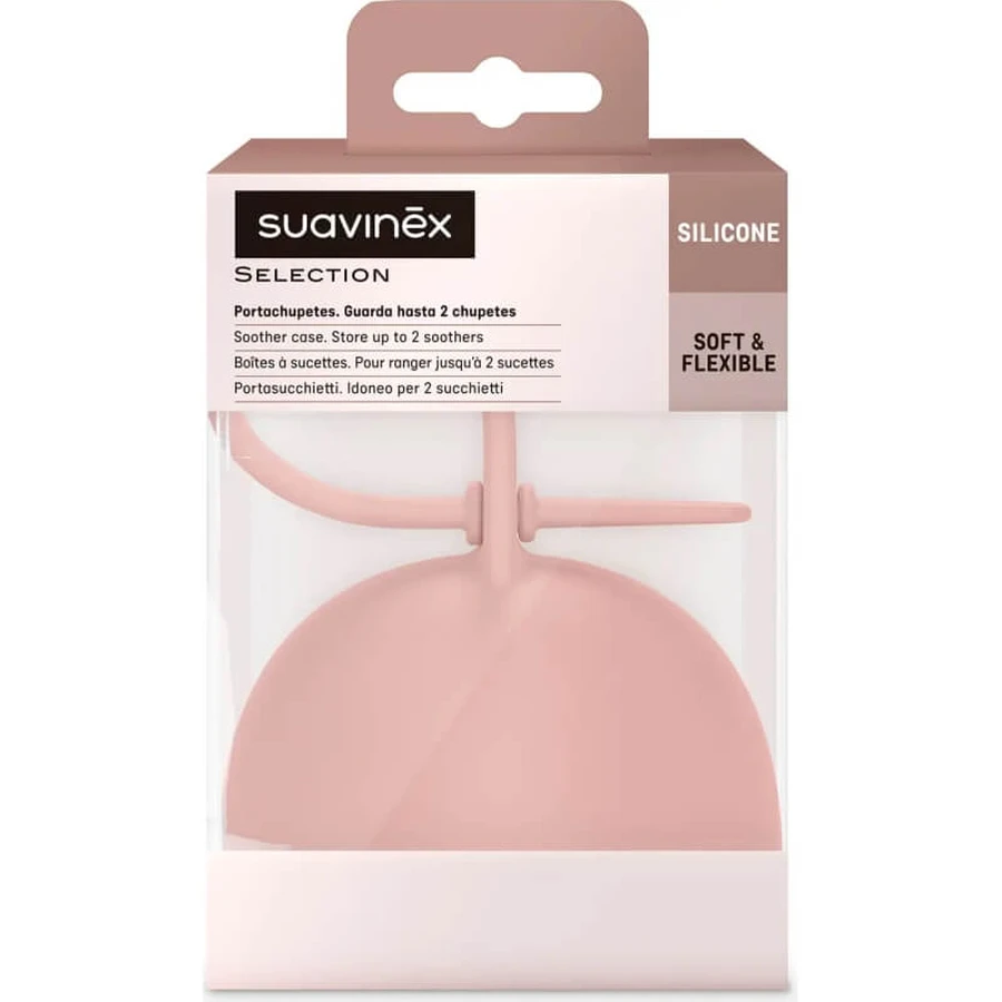 Suavinex Selection Color Essence - Porte-tétine en silicone - Nude